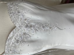Plus size wedding dress bodice sweetheart neckline   - size 18 - bodice